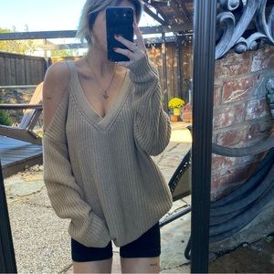 Pacsun L.A. Hearts Cold Shoulder Sweater